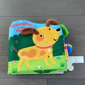 Soft book Opposites in the Park by Laura Gates Gavin